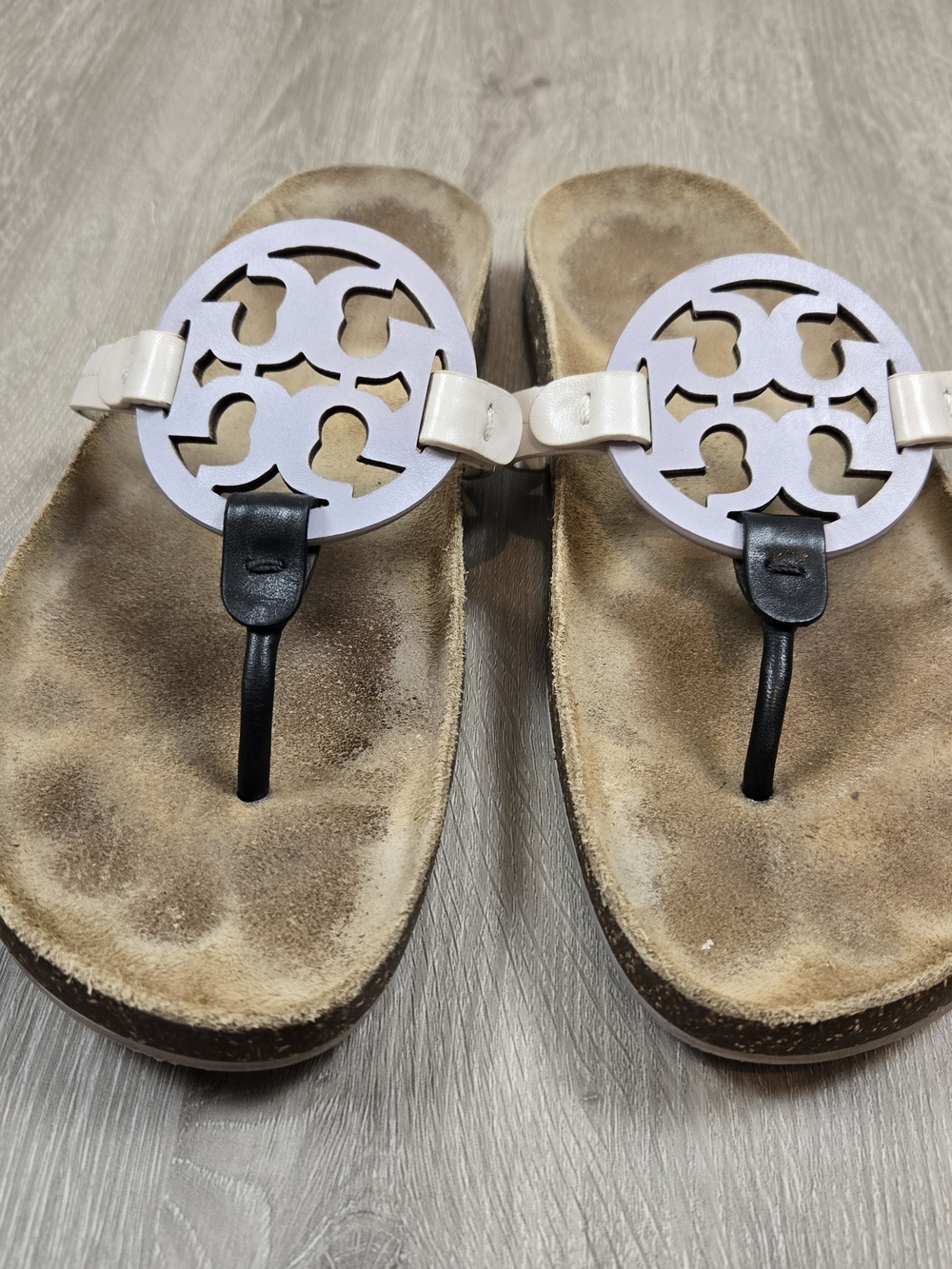 Tory Burch Miller Cloud Sandal Cloud Sandals in White Size 9
